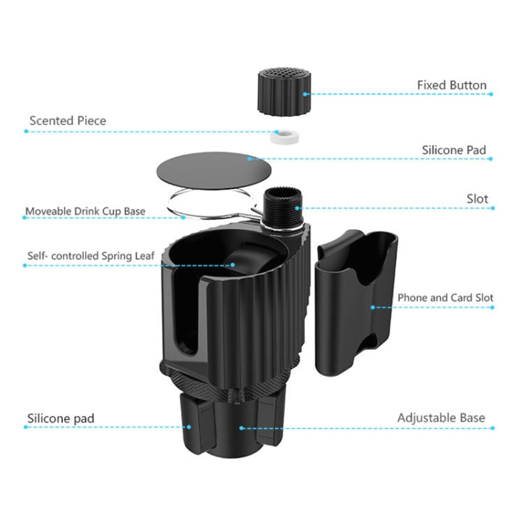 Car Beverage Rack Water Cup Mobile Phone Holder - Universal Car Holders by PMC Jewellery | Online Shopping South Africa | PMC Jewellery | Buy Now Pay Later Mobicred