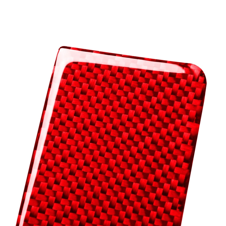 4 PCS Set for Honda CRV 2007-2011 Carbon Fiber Car Inner Armrest Gasket Decorative Sticker,Left and Right Drive Universal (Red) - Car Interior Mouldings by PMC Jewellery | Online Shopping South Africa | PMC Jewellery | Buy Now Pay Later Mobicred