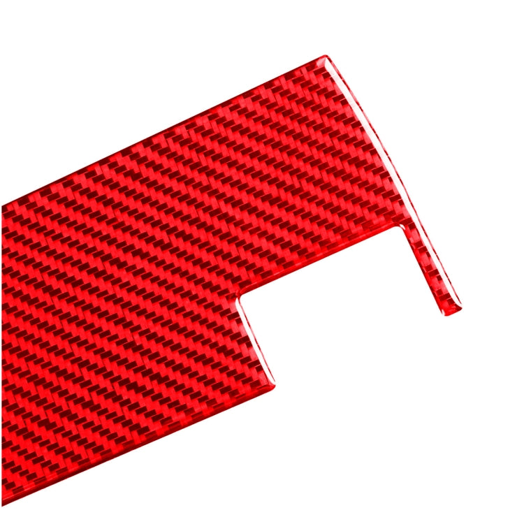 For Honda CRV 2007-2011 Carbon Fiber Car Co-pilot Glove Box Panel Decorative Sticker,Right Drive (Red) - Car Interior Mouldings by PMC TechLife | Online Shopping South Africa | PMC TechLife | Buy Now Pay Later Mobicred
