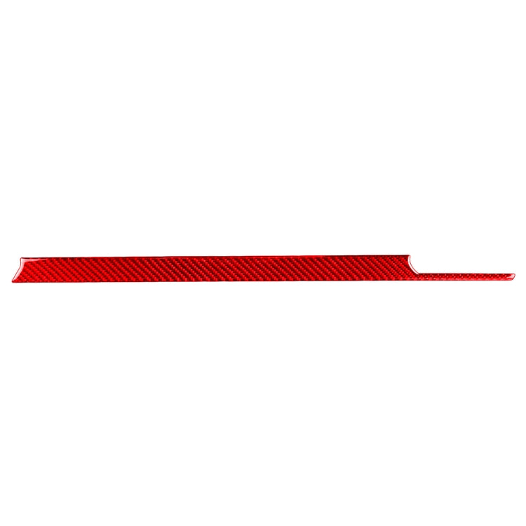 For Honda CRV 2007-2011 Carbon Fiber Car Co-pilot Center Control Trim Decorative Sticker,Left Drive (Red) - Car Interior Mouldings by PMC TechLife | Online Shopping South Africa | PMC TechLife | Buy Now Pay Later Mobicred