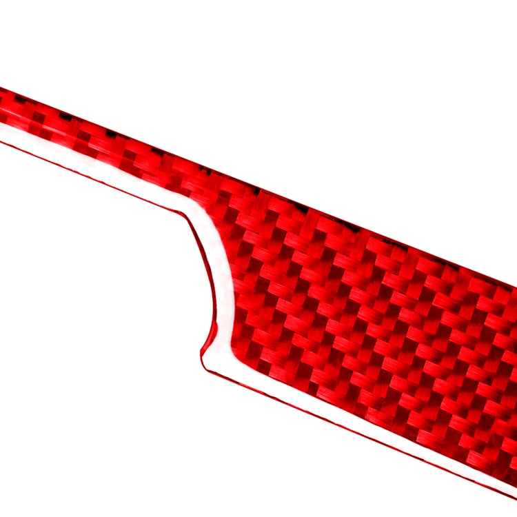 For Honda CRV 2007-2011 Carbon Fiber Car Co-pilot Center Control Trim Decorative Sticker,Left Drive (Red) - Car Interior Mouldings by PMC TechLife | Online Shopping South Africa | PMC TechLife | Buy Now Pay Later Mobicred