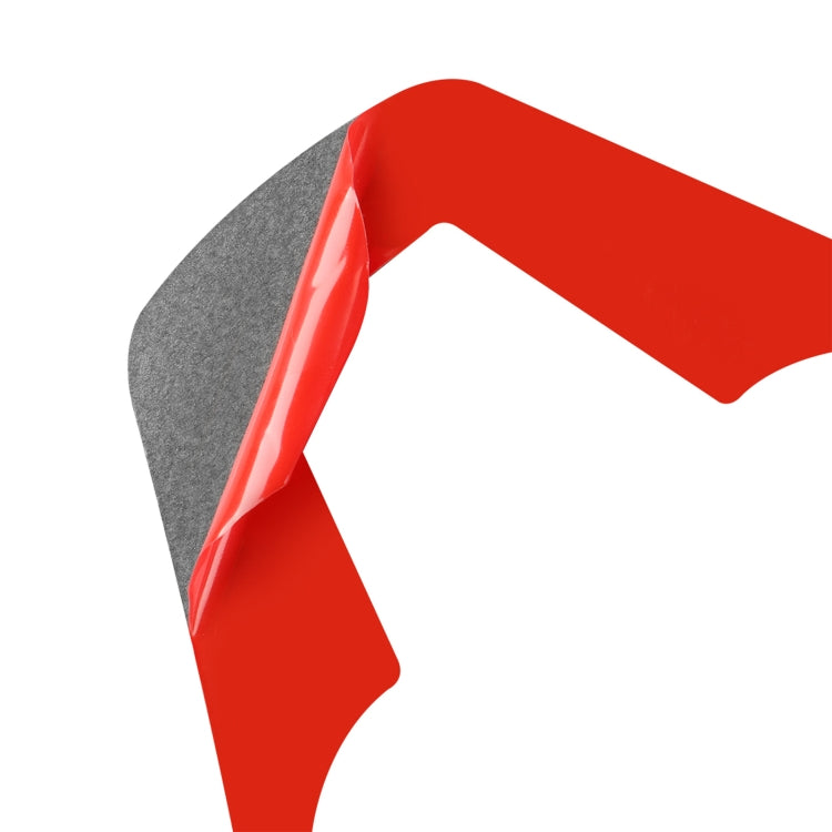 For Honda CRV 2007-2011 Carbon Fiber Car Steering Wheel Decorative Sticker, Left Drive (Red) - Car Interior Mouldings by PMC TechLife | Online Shopping South Africa | PMC TechLife | Buy Now Pay Later Mobicred