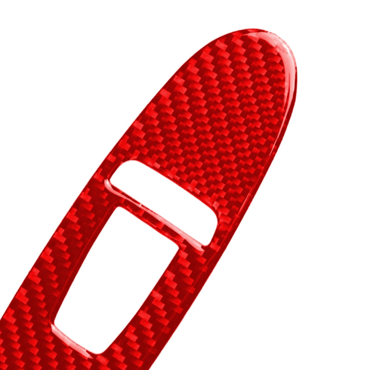 Car Carbon Fiber A Style Window Glass Lift Panel Decorative Sticker for Infiniti Q50 2014-2020, Left Drive (Red) - Steering Wheel Accessories by PMC TechLife | Online Shopping South Africa | PMC TechLife | Buy Now Pay Later Mobicred