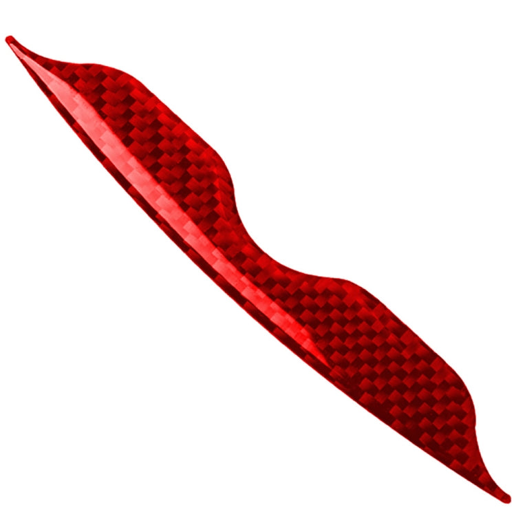 10 in 1 Car Carbon Fiber Central Control Gear Multimedia Decorative Sticker for Nissan 370Z / Z34 2009-, Left Drive (Red) - Car Interior Mouldings by PMC TechLife | Online Shopping South Africa | PMC TechLife | Buy Now Pay Later Mobicred