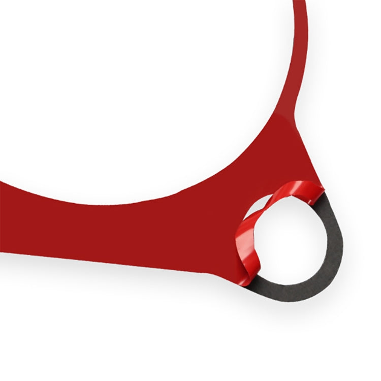 5 in 1 Car Carbon Fiber Gear Water Cup Holder Panel Decorative Sticker for Nissan 370Z / Z34 2009-, Left Drive (Red) - Car Interior Mouldings by PMC TechLife | Online Shopping South Africa | PMC TechLife | Buy Now Pay Later Mobicred