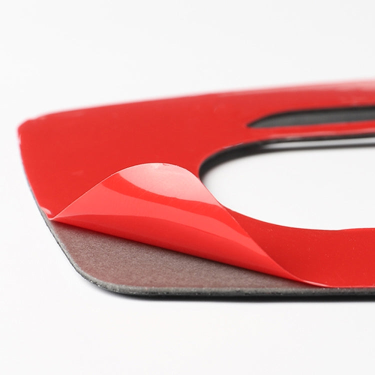 Car Carbon Fiber Gear Frame Decorative Sticker for Chevrolet Camaro 2017-2019, Left Drive (Red) - Car Interior Mouldings by PMC TechLife | Online Shopping South Africa | PMC TechLife | Buy Now Pay Later Mobicred