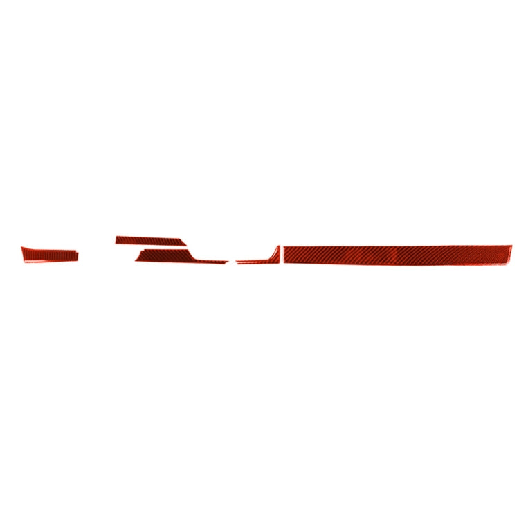 Car Carbon Fiber Center Control Decorative Sticker for Chevrolet Camaro 2017-2019, Left Drive (Red) - Car Interior Mouldings by PMC TechLife | Online Shopping South Africa | PMC TechLife | Buy Now Pay Later Mobicred