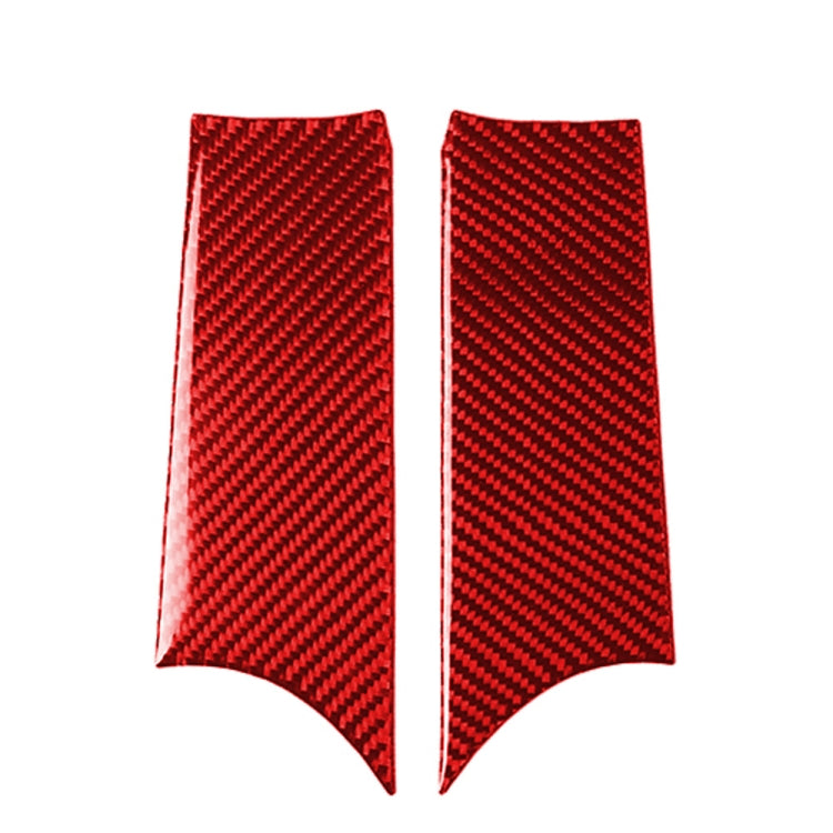 Car Carbon Fiber Door Handle Cover Decorative Sticker for BMW Mini F56, Left and Right Drive Universal (Red) - Car Interior Mouldings by PMC TechLife | Online Shopping South Africa | PMC TechLife | Buy Now Pay Later Mobicred
