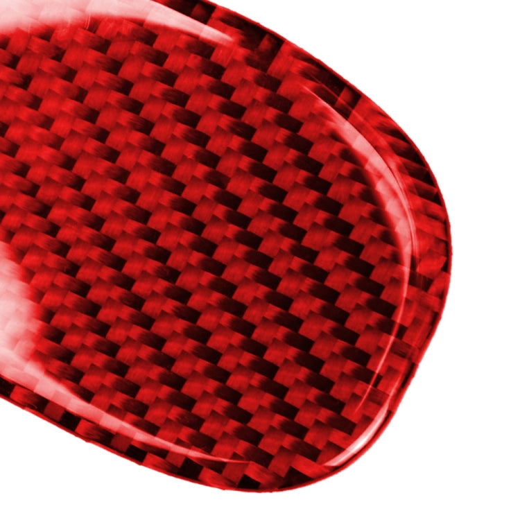 Car Carbon Fiber Seat Back Handle Decorative Sticker for BMW Mini One Cooper F55 F56, Left and Right Drive Universal (Red) - Car Interior Mouldings by PMC TechLife | Online Shopping South Africa | PMC TechLife | Buy Now Pay Later Mobicred