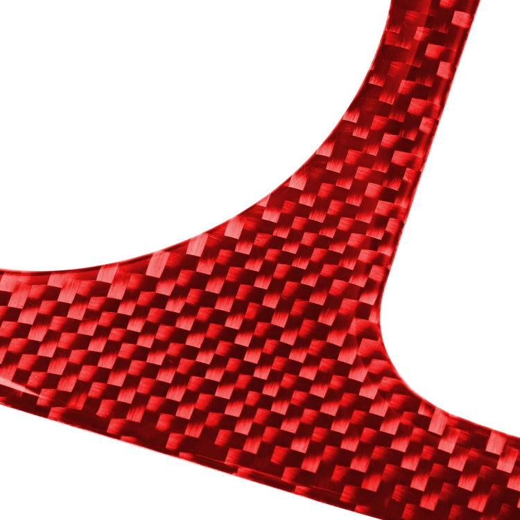 Car Carbon Fiber Gear Panel Decorative Sticker for Porsche Macan 2014-2021, Left and Right Drive Universal(Red) - Car Interior Mouldings by PMC TechLife | Online Shopping South Africa | PMC TechLife | Buy Now Pay Later Mobicred