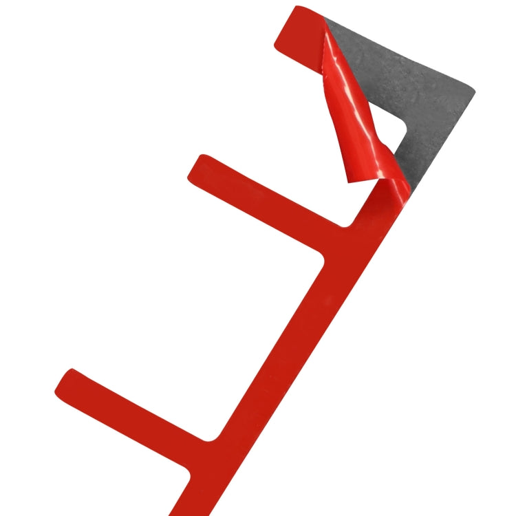 Car Carbon Fiber Gear Button Frame Decorative Sticker for Porsche Macan 2014-2021, Left and Right Drive Universal (Red) - Car Interior Mouldings by PMC TechLife | Online Shopping South Africa | PMC TechLife | Buy Now Pay Later Mobicred