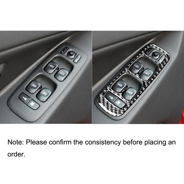 Car Carbon Fiber Window Lift A Decorative Sticker for Volvo XC90 2003-2007, Left Drive - Car Interior Mouldings by PMC TechLife | Online Shopping South Africa | PMC TechLife | Buy Now Pay Later Mobicred