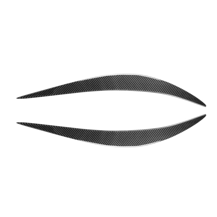 2 PCS / Set Carbon Fiber Car Lamp Eyebrow Decorative Sticker for Infiniti Q50 2014-2019, Drop Glue Version - Lamp Decoration by PMC TechLife | Online Shopping South Africa | PMC TechLife | Buy Now Pay Later Mobicred