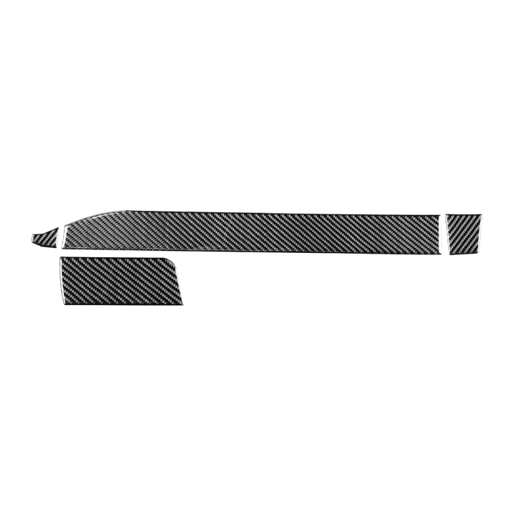 4 PCS / Set Carbon Fiber Car Center Console Decorative Sticker for Toyota 4Runner 2010-2020, Suitable for Left Driving - Car Interior Mouldings by PMC TechLife | Online Shopping South Africa | PMC TechLife | Buy Now Pay Later Mobicred