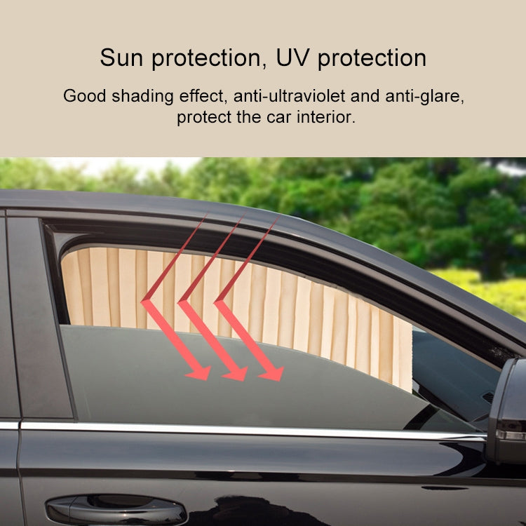 4 in 1 Car Auto Sunshade Curtains Windshield Cover Set (Black) - Aluminum Film PEVA by PMC TechLife | Online Shopping South Africa | PMC TechLife | Buy Now Pay Later Mobicred