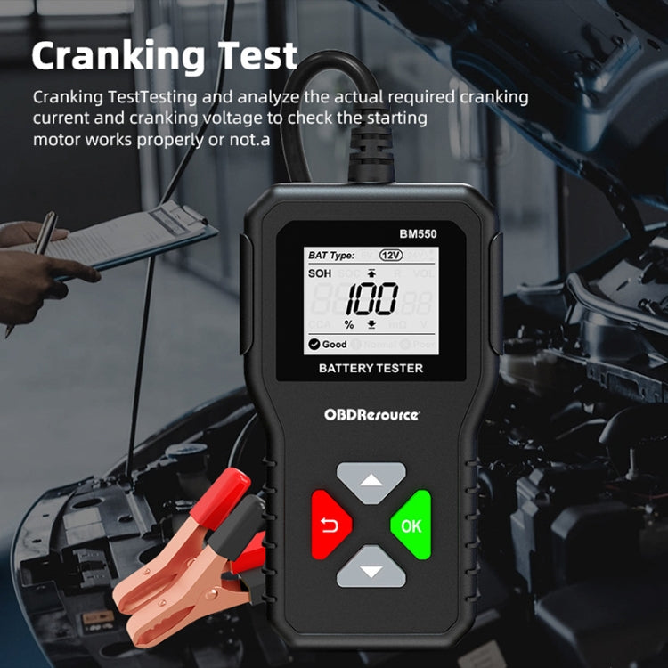 BM550 6V / 12V / 24V 3 in 1 Battery Tester Analyzer Battery Life Detector - Electronic Test by PMC TechLife | Online Shopping South Africa | PMC TechLife | Buy Now Pay Later Mobicred
