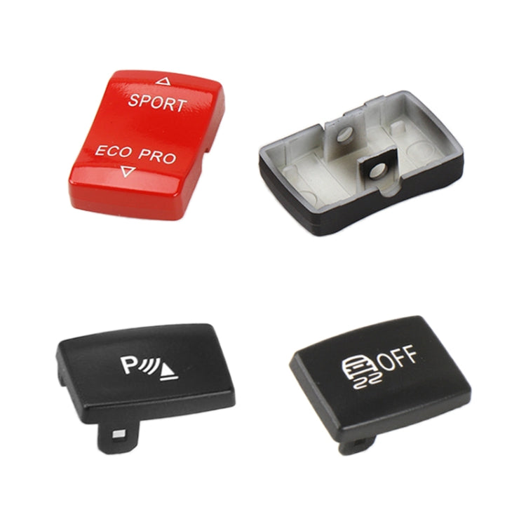 For BMW 3 Series Left Driving Car Central Control Multi-function ESP Button 6131 9252 912(Red) - Car Switches by PMC TechLife | Online Shopping South Africa | PMC TechLife | Buy Now Pay Later Mobicred