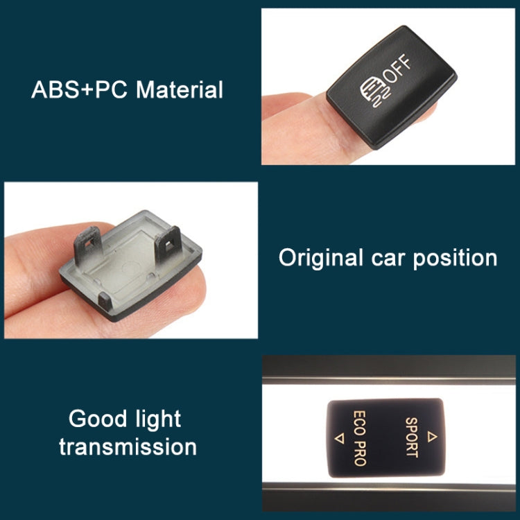 For BMW 3 Series Left Driving Car Central Control Multi-function ESP Button 6131 9252 912(Red) - Car Switches by PMC TechLife | Online Shopping South Africa | PMC TechLife | Buy Now Pay Later Mobicred