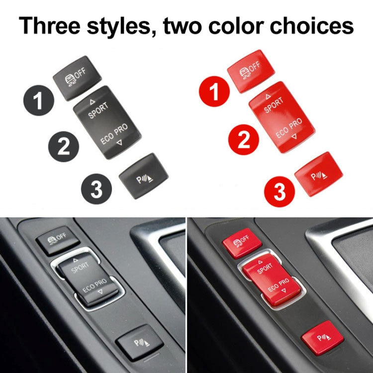 For BMW 3 Series Left Driving Car Central Control Multi-function Sport Button 6131 9252 912(Red) - Car Switches by PMC TechLife | Online Shopping South Africa | PMC TechLife | Buy Now Pay Later Mobicred