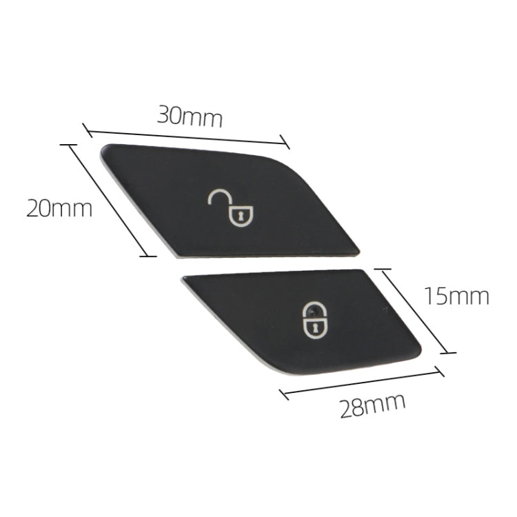 For Mercedes-Benz E-Class 2016-2021 Left Driving Car Right Side Door Lock Switch Buttons 2059055251(Red) - Car Switches by PMC TechLife | Online Shopping South Africa | PMC TechLife | Buy Now Pay Later Mobicred