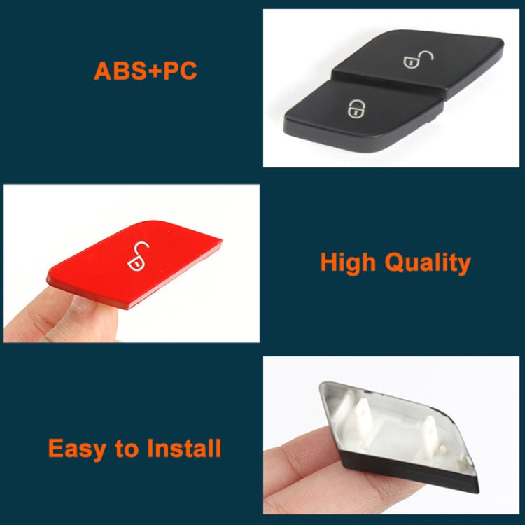 For Mercedes-Benz E-Class 2016-2021 Left Driving Car Left Side Door Lock Switch Buttons 2059055251 (Red) - Car Switches by PMC TechLife | Online Shopping South Africa | PMC TechLife | Buy Now Pay Later Mobicred