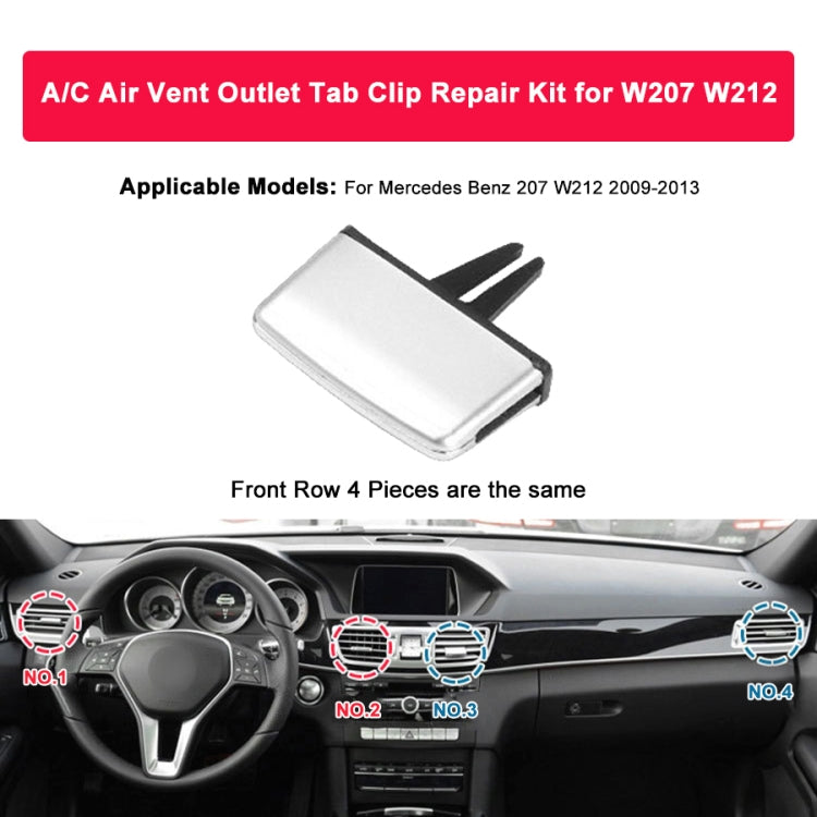 For Mercedes-Benz W212 2009-2013 Car Air Conditioning Exhaust Switch Paddle Air Conditioning Leaf Clip 212 830 0154 9116 - Air Conditioning System by PMC TechLife | Online Shopping South Africa | PMC TechLife | Buy Now Pay Later Mobicred