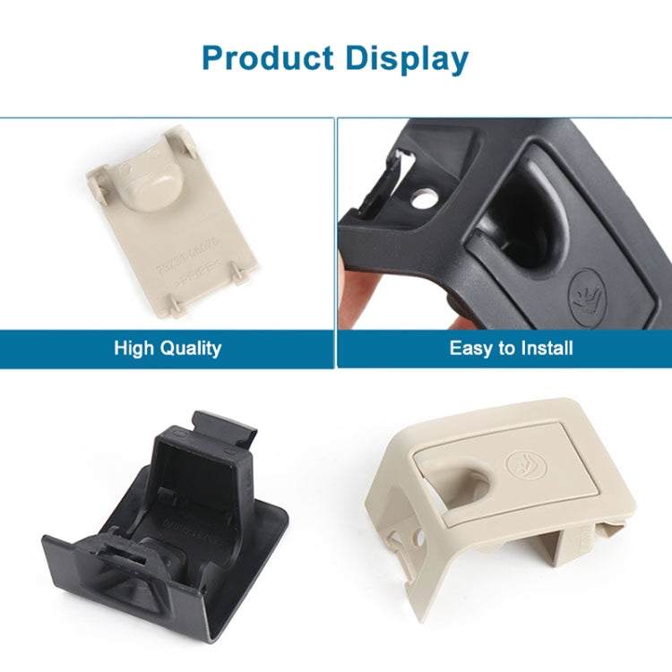 For Toyota Camry 2017- Car Rear Child ISOFIX Switch Seat Safety Cover Assembly 2059200513 (Beige) - Seat Belts & Padding by PMC TechLife | Online Shopping South Africa | PMC TechLife | Buy Now Pay Later Mobicred