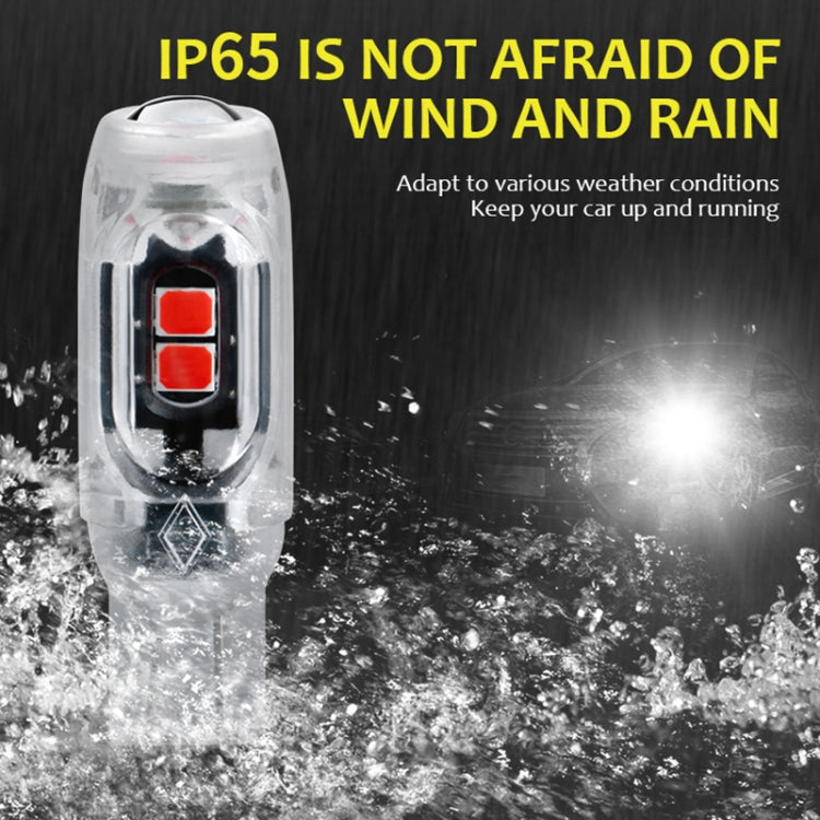 4pcs T10 DC12V /  0.84W / 0.07A / 150LM Car Clearance Light 5LEDs SMD-3030 Lamp Beads with lens (Green Light) - Clearance Lights by PMC TechLife | Online Shopping South Africa | PMC TechLife