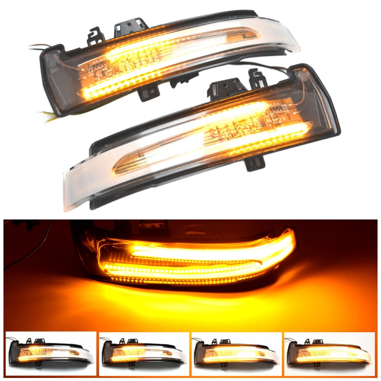 1 Pair For Mercedes-Benz A Class W176 2013-2017 Car Dynamic LED Turn Signal Light Rearview Mirror Flasher Water Blinker (Transparent) - Arrow Turn Lights by PMC TechLife | Online Shopping South Africa | PMC TechLife | Buy Now Pay Later Mobicred