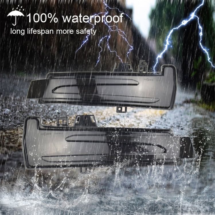 1 Pair For Mercedes-Benz A Class W176 2013-2017 Car Dynamic LED Turn Signal Light Rearview Mirror Flasher Water Blinker (Transparent) - Arrow Turn Lights by PMC TechLife | Online Shopping South Africa | PMC TechLife | Buy Now Pay Later Mobicred