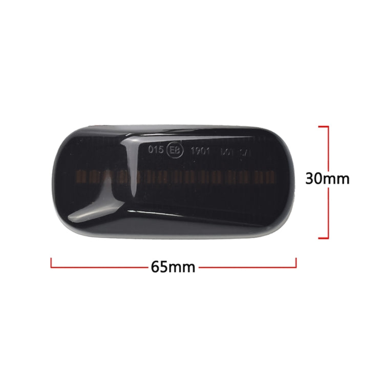 2pcs For Honda Civic 2001-2015 Car Dynamic LED Fender Side Light 34301-S5H-T02(Transparent Black) - Arrow Turn Lights by PMC TechLife | Online Shopping South Africa | PMC TechLife | Buy Now Pay Later Mobicred