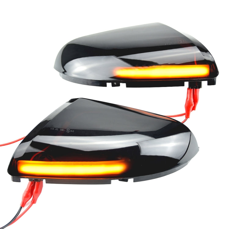 1 Pair For Dodge Ram 1500 2009-2018 Car Dynamic LED Turn Signal Light Rearview Mirror Flasher Water Blinker (Transparent Black) - Arrow Turn Lights by PMC TechLife | Online Shopping South Africa | PMC TechLife | Buy Now Pay Later Mobicred