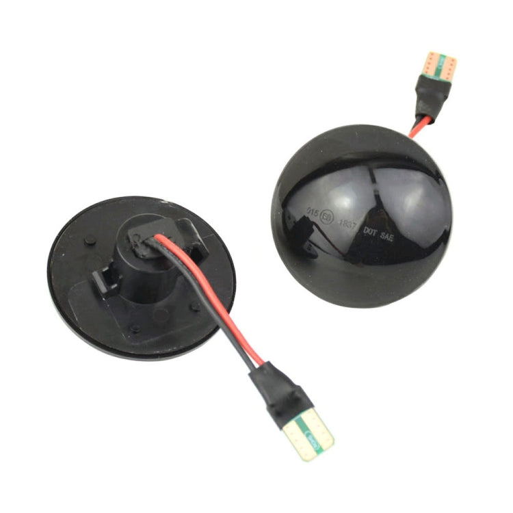 2pcs For Land Rover Range Rover L322 2002-2012 Car Dynamic LED Fender Side Light (Transparent Black) - Arrow Turn Lights by PMC TechLife | Online Shopping South Africa | PMC TechLife | Buy Now Pay Later Mobicred