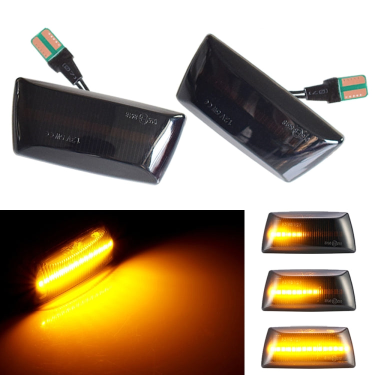 2pcs For Chevrolet Cruze 2009-2014 Car Dynamic LED Fender Side Light 1713423(Transparent Black) - Arrow Turn Lights by PMC TechLife | Online Shopping South Africa | PMC TechLife | Buy Now Pay Later Mobicred