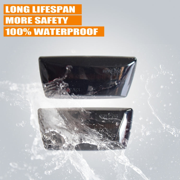 2pcs For Chevrolet Cruze 2009-2014 Car Dynamic LED Fender Side Light 1713423(Transparent Black) - Arrow Turn Lights by PMC TechLife | Online Shopping South Africa | PMC TechLife | Buy Now Pay Later Mobicred