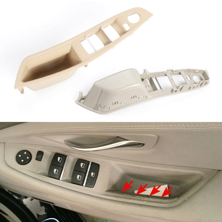 For BMW F10 2011-2017 Right Driving Car Door Window Lift Switch Trim Panel (Wine Red) - Car Interior Mouldings by PMC TechLife | Online Shopping South Africa | PMC TechLife | Buy Now Pay Later Mobicred