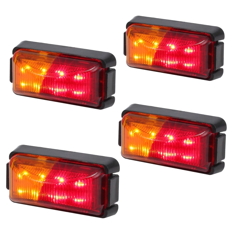 4pcs MK-049 Truck 8LEDs Double Color Side Marker Light - Running Lights by PMC TechLife | Online Shopping South Africa | PMC TechLife | Buy Now Pay Later Mobicred
