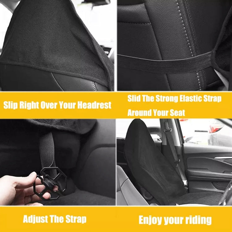 Car Universal Waterproof Anti-skid Seat Cover (Black) - Seat Accessories by PMC TechLife | Online Shopping South Africa | PMC TechLife | Buy Now Pay Later Mobicred