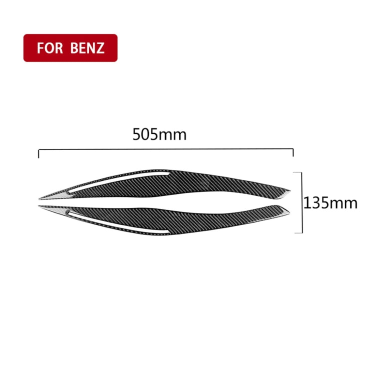 1 Pair Carbon Fiber Car Lamp Eyebrow Decorative Sticker for BMW E90 / 318i / 320i / 325i 2009-2012 - Lamp Decoration by PMC TechLife | Online Shopping South Africa | PMC TechLife | Buy Now Pay Later Mobicred