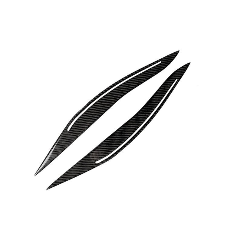 Carbon Fiber Car Lamp Eyebrow Decorative Sticker for BMW 5 Series F10 2014-2016 - Lamp Decoration by PMC TechLife | Online Shopping South Africa | PMC TechLife | Buy Now Pay Later Mobicred