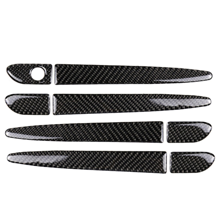 One Set Car Carbon Fiber Outside Door Handle without Smart Hole Decorative Sticker for Mazda CX-5 2017-2018, Right Drive - Decorative Sticker by PMC TechLife | Online Shopping South Africa | PMC TechLife | Buy Now Pay Later Mobicred