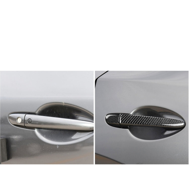 One Set Car Carbon Fiber Outside Door Handle without Smart Hole Decorative Sticker for Mazda CX-5 2017-2018, Right Drive - Decorative Sticker by PMC TechLife | Online Shopping South Africa | PMC TechLife | Buy Now Pay Later Mobicred