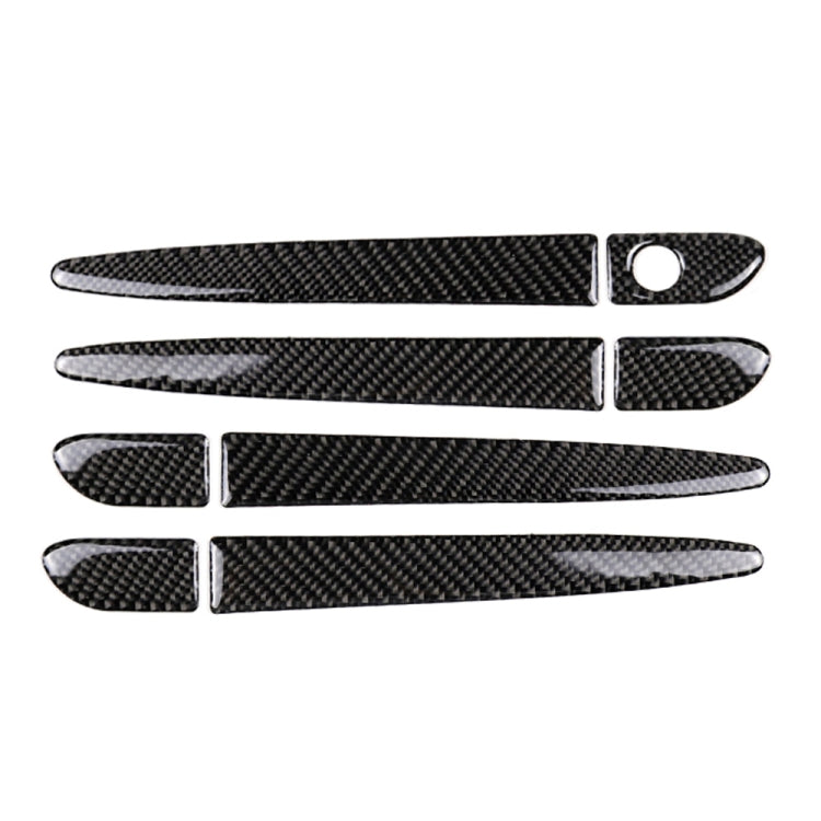 One Set Car Carbon Fiber Outside Door Handle without Smart Hole Decorative Sticker for Mazda CX-5 2017-2018, Left Drive - Decorative Sticker by PMC TechLife | Online Shopping South Africa | PMC TechLife | Buy Now Pay Later Mobicred