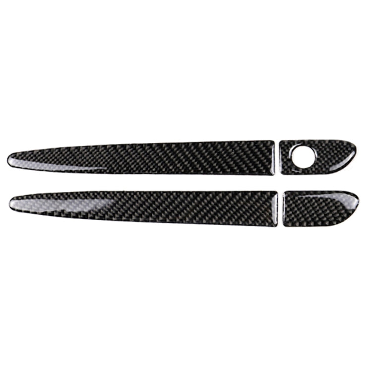 One Set Car Carbon Fiber Outside Door Handle without Smart Hole Decorative Sticker for Mazda CX-5 2017-2018, Left Drive - Decorative Sticker by PMC TechLife | Online Shopping South Africa | PMC TechLife | Buy Now Pay Later Mobicred