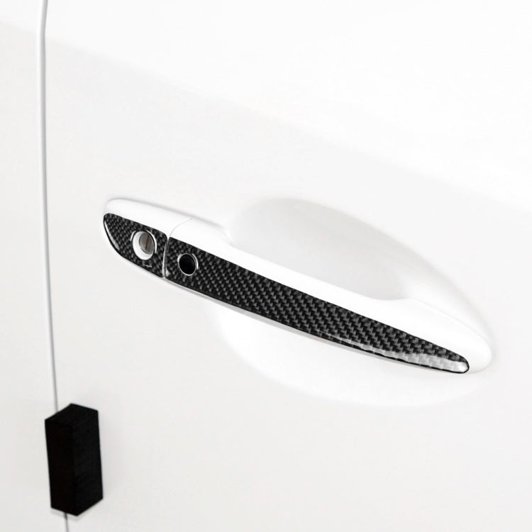 Car Carbon Fiber Outside Door Handle with Smart Hole Decorative Sticker for Mazda CX-5 2017-2018, Left Drive - Decorative Sticker by PMC TechLife | Online Shopping South Africa | PMC TechLife | Buy Now Pay Later Mobicred