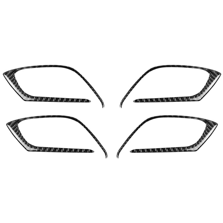 Car Carbon Fiber Inner Door Handle Decorative Sticker for Mazda CX-5 2017-2018, Left and Right Drive Universal - Car Interior Mouldings by PMC TechLife | Online Shopping South Africa | PMC TechLife | Buy Now Pay Later Mobicred