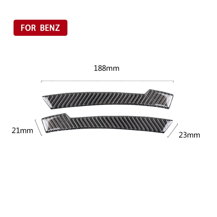 Car Carbon Fiber Rearview Mirror Anti-collision Strip A for Mercedes-Benz A/B/C/E Class/GLK/GLE/GLS/GLA/CLA, Left and Right Drive Universal - Anti Collision Sticker by PMC TechLife | Online Shopping South Africa | PMC TechLife | Buy Now Pay Later Mobicred