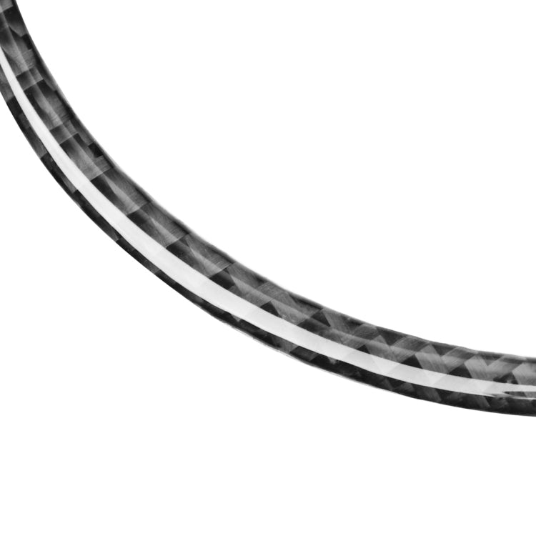 Car Carbon Fiber Steering Wheel Logo Decorative Stickers for Jaguar F-PACE X761 XE X760 XF X260 XJ 2016-2020, Left and Right Drive Universal - Steering Wheel Accessories by PMC Jewellery | Online Shopping South Africa | PMC Jewellery | Buy Now Pay Later Mobicred