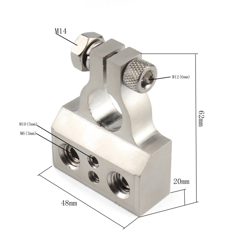 2 PCS Positive and Negative Car Metal Battery Connectors Terminals Clamps Clips with Kits - Booster Cable & Clip by PMC TechLife | Online Shopping South Africa | PMC TechLife | Buy Now Pay Later Mobicred
