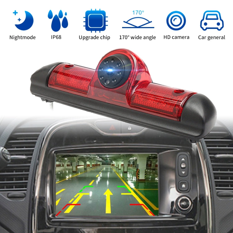 PZ460 Car Waterproof HD High Position Brake Light View Camera for Fiat / Citroen / Peugeot - Rear View Cameras by PMC TechLife | Online Shopping South Africa | PMC TechLife | Buy Now Pay Later Mobicred